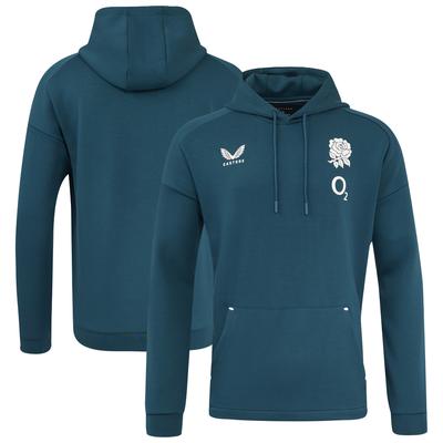England Rugby Overhead Travel Hoodie – Dunkelgrün – Unisex Image