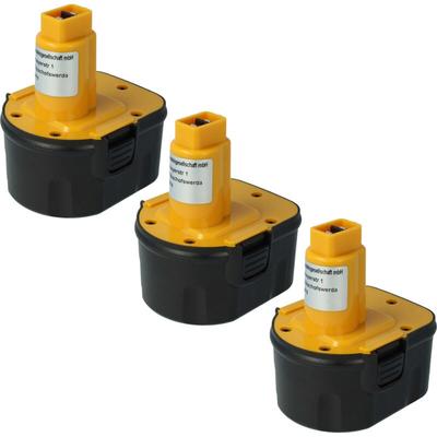 Vhbw - 3x Akku kompatibel mit Rems 571510, 571513, R12 Elektrowerkzeug (2000mAh NiMH 12 v) Image