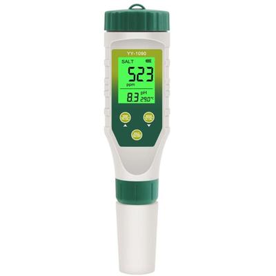 PH Messgerät 5 IN 1, PH EC TDS Salzgehalts Temperatur Meter mit innovativer DREI-Daten Image