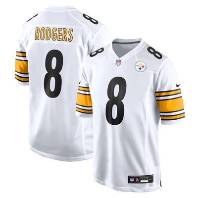 Pittsburgh Steelers Nike Game Auswärtstrikot - Weiß - Aaron Rodgers - Jugendliche Image