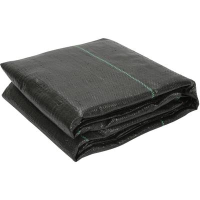SWANEW 10m² Gartenvlies Unkrautvlies Unkrautfolie Mulchfolie Mulchvlies 1m x 10m