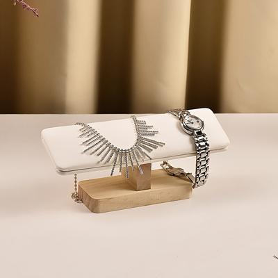 TEMU Solid Wood Single-layer Watch Bracelet Display Rack, Bracelet Jewelry Storage Rack, Bracelet Jewelry Display Rack Image