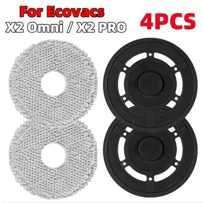 TEMU Accessories For X2 Omni/x2 Pro Including Mop Cloths, Brackets, Mopping , And Mop Holders For Robot Vacuum Cleaners. Image