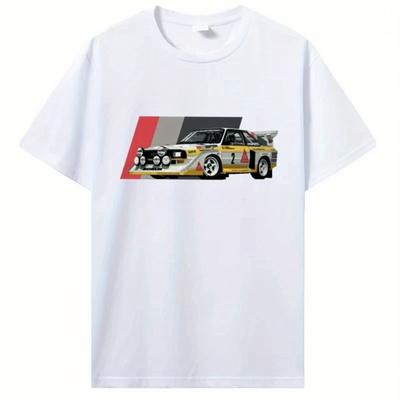 TEMU Sport S1 E2 Rally Car Stig And Casual Cotton Tops Men's And Women's Clothing T-shirts Image