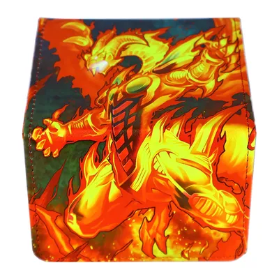 Diy Yu-Gi-Oh! Red Dragon Archfiend/Assault Mode Karte Aufbewahrungsbox Opcg Ptcg Ws Ygo Leder Image