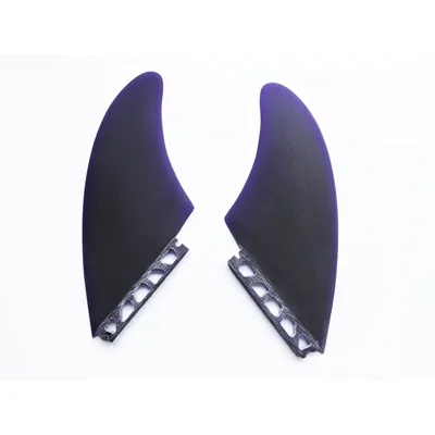 FUTUER / FCS1 +TWIN Surfboard Fins Purple Surfboard Fins Fiberglass Sea Recreation Surfboard Accessories Fins High-Value Surfboa