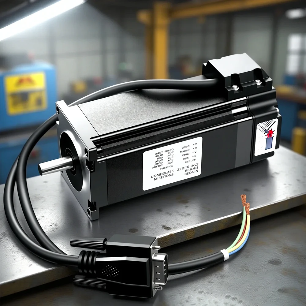 Stufenwinkel für Hybrid-Servomotor 1,8 ° Nema23 Schrittmotor mit geschlossenem Regelkreis, optionales Drehmoment/1,2 Nm/2 Nm/3 Nm mit Encoder Image