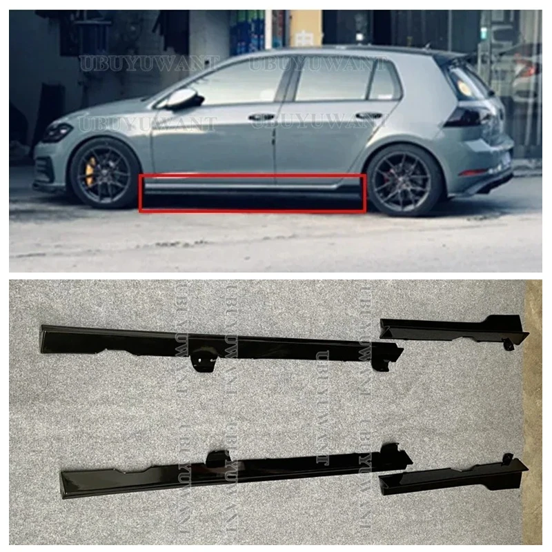 Auto Vorne Lip Hinten Stoßstange Diffusor Seite Rock TCR Body Kit Für Volkswagen VW Golf MK7 7,5 GTI/R/Rline Image