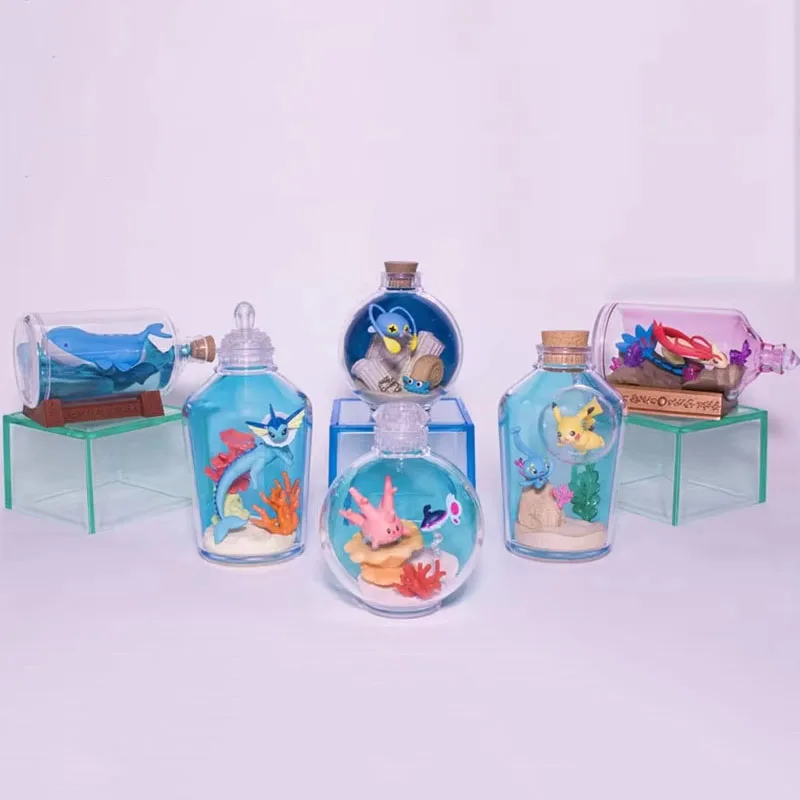 NEUE Aqua Flasche Vaporeon Omanyte Lanturn Kyogre Finneon Corsola Milotic Manaphy Anime Action Figur Spielzeug Sammlung Kinder Geschenke Image