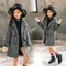 Manteau à carreaux rembourré pour enfants, vêtements pour enfants, grand manteau rembourré pour