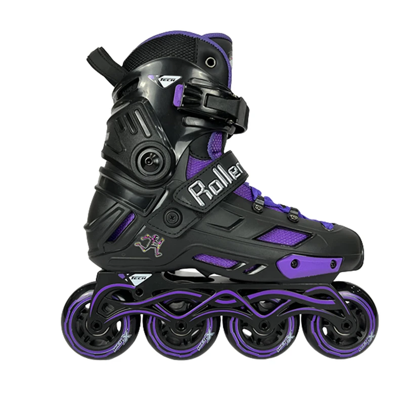Hochwertiger elektrischer Inline-Skateschuh mit 4 Rädern, Rollschuhschuhe für Erwachsene