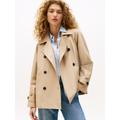 Tommy Hilfiger Jacke "COTTON REG" Damen BEIGE, Gr. 34/36/38/40/42/44/46, Baumwolle, Jacken outdoor