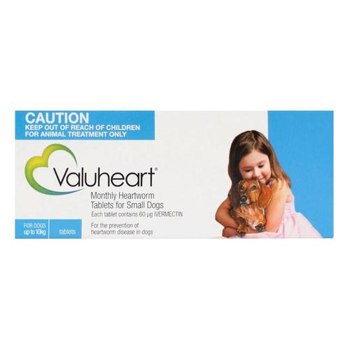 Valuheart für kleine Hunde bis 22 lbs Blau 6er Pack