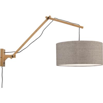 GOOD & MOJO Wandleuchte "Andes", beige (dunkelbeige), Ø 47cm H: 70cm, Lampen Image