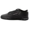 Sneaker REEBOK CLASSIC "EXOFIT LO CLEAN LOGO INT", Gr. 47, int, schwarz, silber, silber, Leder, sportlich, Schuhe