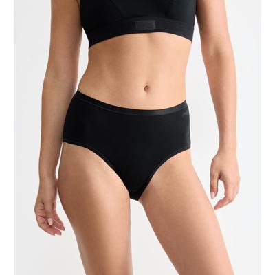 Slip SLOGGI "GO Daily Cotton Midi 3P", Damen, Gr. M, schwarz, Single Jersey, Obermaterial: 95% Baumwolle, 5% Elasthan, Unterhosen, glanzeffekt Details Image