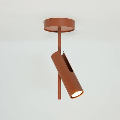 SIGMA Deckenspot Leda 1, ziegelrot, 1-flammig, Höhe 34 cm Image