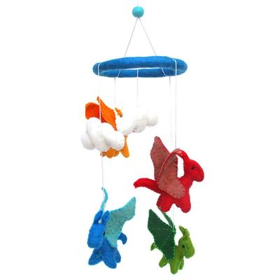 Handmade Felt Dragon Mobile (Nepal)