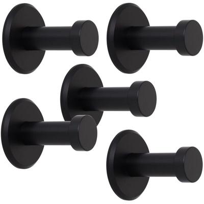 SOTECH Garderobenhaken TALEA (Ø 10 / 15 mm) Edelstahl massiv inkl. Befestigungsmaterial, schwarz Image