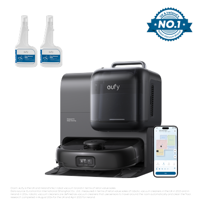 eufy Robot Vacuum Omni E28 + Fabric Cleaner*2