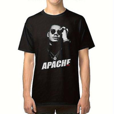 TEMU 207 Men's Graphic Print T-shirt - Breathable Loose Fit Casual Tee With , Black Short Sleeve Round Neck Top For Casual Attire, Apparel Image