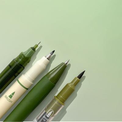 TEMU 4pcs Vintage Pens, Compatible With Multiple Nib Types, , Quick-drying Ink, Suitable For Handwriting Notebooks, Notes, And Office Work Image