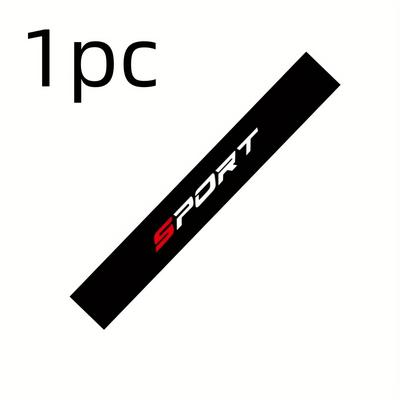 TEMU 1pc Sports Car Logo Decals, Front And Rear Glass Stickers, , Weather-resistant, Single-use On Glass/metal Surfaces Are Suitable For Most Models, Cars, Suvs And Pickup Trucks. Image