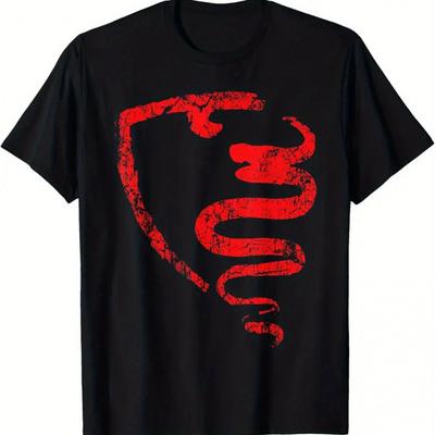 TEMU Drivers Stylish Grunge Logo T-shirt- 100% Cotton Casual Short Sleeve Tee With Graphic Print, Regular Fit Round Neck, 180gsm Machine Washable For Men& Women Image