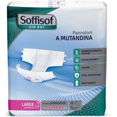 Soffisof Air Dry Windeln für Erwachsene Super Plus 15 St Image