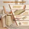 1 Set Household Broom And Dustpan Set 2pcs Compact Wooden-Handled Broom and Dustpan Set for Small Spaces