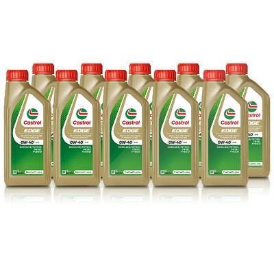 Castrol 10x 1 L EDGE 0W-40 A3/B4 [Hersteller-Nr. 15336D] Image