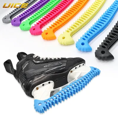 1 Pair Ice Skating Figure Skate Blade Cover Scalable Walkable Adjustable Protective Prevent Puncture