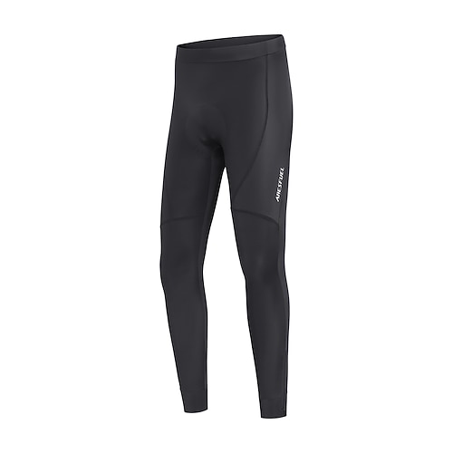 ARESFUEL Herren Fahrradhosen Fahhrad Unterteile Schmale Passform Straßenradsport Sport Schnelltrocknend Hohe Elastizität Feuchtigkeitsableitend Schwarz Spandex Bekleidung Fahrradbekleidung Image