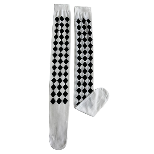 Buchwoche 2026 Märchen Alice im Traumland-Abenteuer Herzkönigin Die rote Königin Gift Strümpfe / Strumpfhosen Zubehör Oberschenkelhohe Strumpfhosen Märchenfiguren Damen Erwachsene Halloween Karneval Image