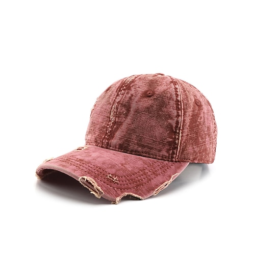 Herren-Baseballkappe im Vintage-Stil aus Denim im Used-Look – verstellbare Mütze aus gewaschener Baumwolle für Outdoor-Sport, Reisen und Freizeit Image