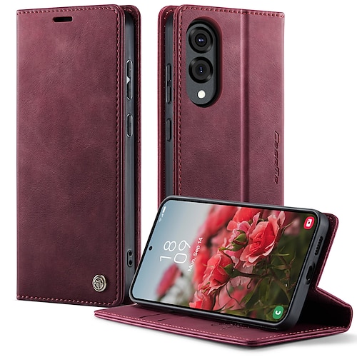 Handy Hülle Handyhüllen Für Samsung Galaxy S22 S21 Ultra Plus S20 A56 A36 A26 A16 A55 5G A35 5G A25 Magnetische Adsorption Brieftaschenhülle Flip-Cover Vollschutz Ständer Stoßfest TPU PU-Leder Image