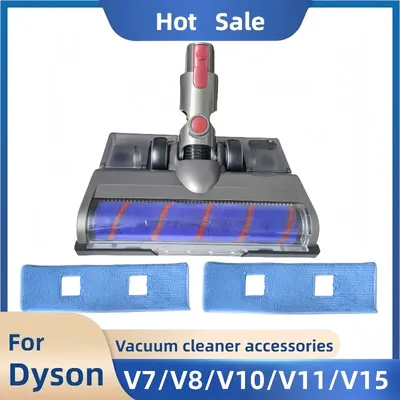 Für Dyson v7 v8 v10 v11 v15 Vakuum Soft Roller mit Wassertank Reinigungskopf Ersatzaufsätze mit 4 LED-Leuchten Image
