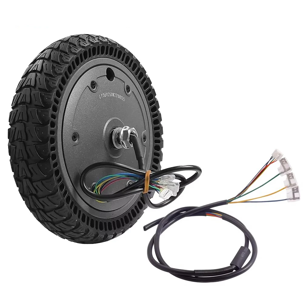 Für Xiaomi M365 Elektrische Roller Motor Motor 36V 250W Radnabe Waben Stoßdämpfung Hub Motor Draht Kabel Teile Image