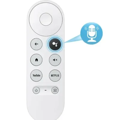 G9N9N Ersatz-Sprachfernbedienung, kompatibel mit Google Chromecast 4K Snow Smart TV Streaming Stick Remote G9N9N