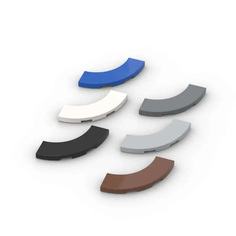 MOC 10PCS 79393 Reifen Runde Ecke 3x3 Bausteine Kit Haus Schloss Platte Partikel DIY High-Tech Spielzeug Kinder Geburtstag Geschenke Image