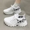 Frauen Casual Schuhe Mode Atmungsaktive Wanderschuhe Mesh Flache Schuhe Turnschuhe Frauen 2025, Gym Vulkanisierte Schuhe Weiß Weibliche Schuhe