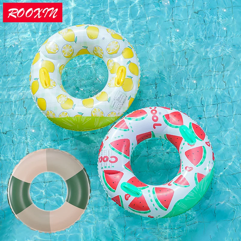 Rooxin Wassermelone Pool Float Erwachsene Schwimmschlauch Aufblasbarer Schwimmring für Sommer Wassersport Schwimmkreis Schwimmschwimmer ﻿ Image