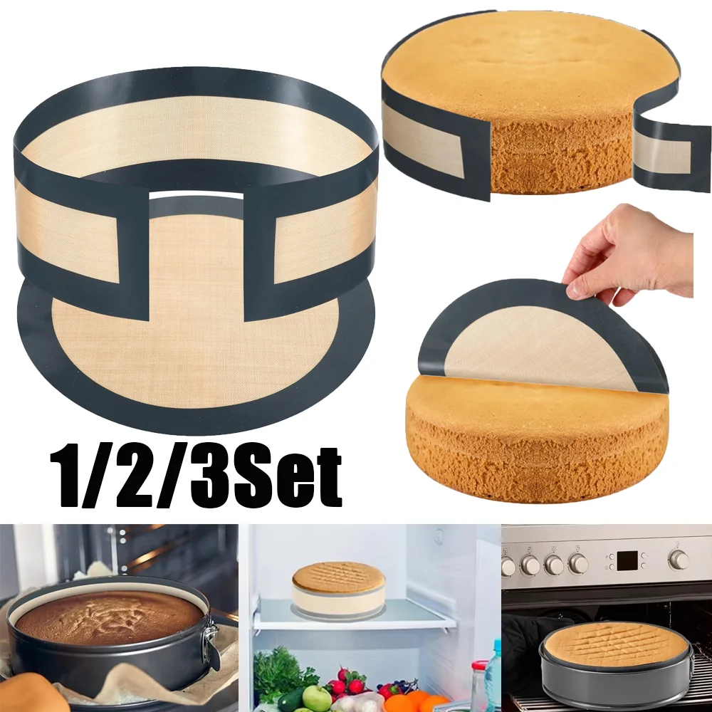 1/2/3set Neue Silikon Back Matte Set Verhindern Verkleben Unterseite Einfach Sauber Antihaft Backen kuchen Matte Küche Backen Werkzeuge Image