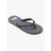 Zehentrenner QUIKSILVER "MOLOKAI CORE", Gr. 47, grau, Synthetik, sportlich, Schuhe, Sommerschuhe