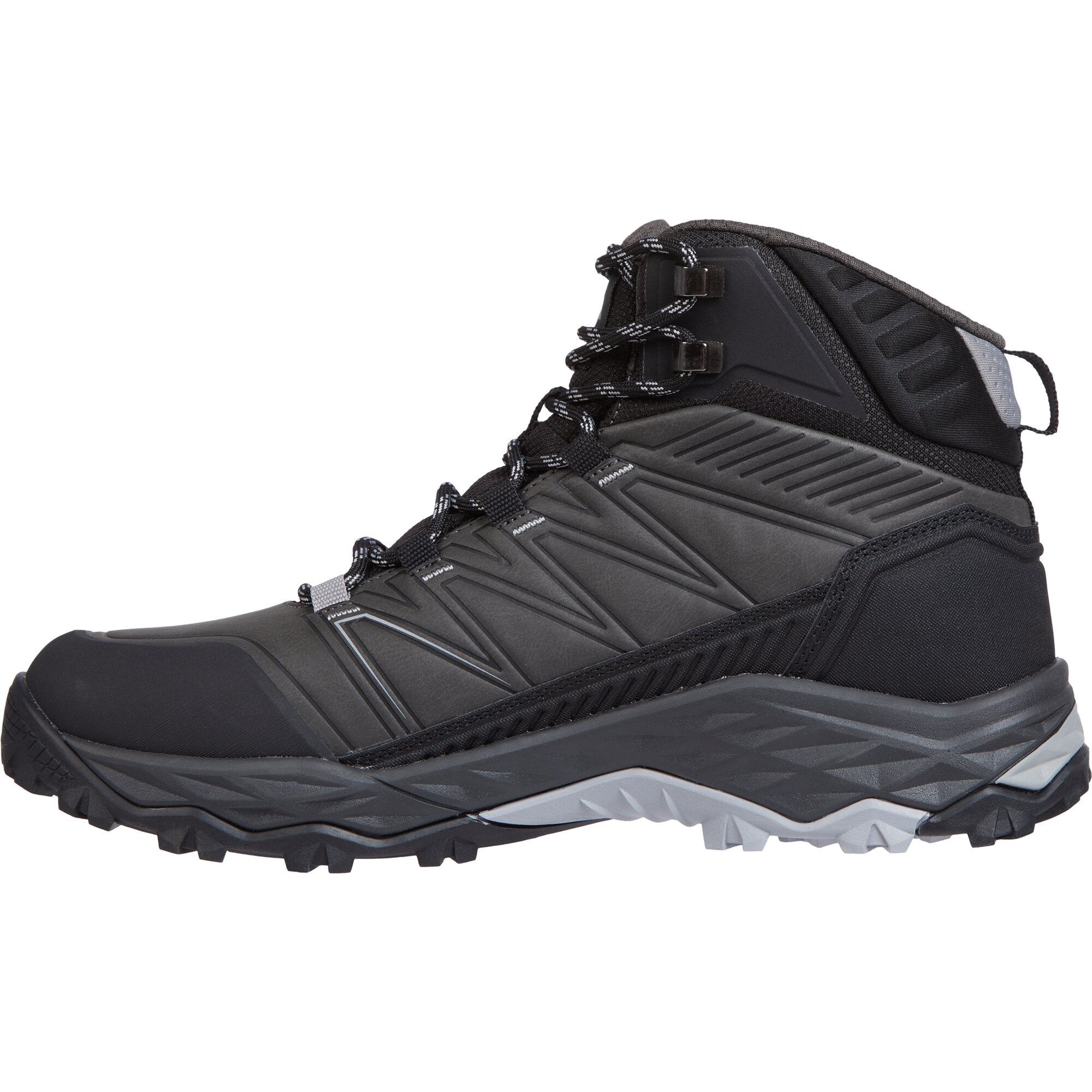 Wanderschuh MCKINLEY "Tahsis MID AQX M", Herren, Gr. 44, schwarz (schwarz night, anthraci), Synthetik, Schuhe Wanderschuh, wasserdicht