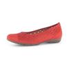 Ballerina GABOR, Damen, Gr. 39, rot, Nubukleder, sportlich, Schuhe, Slipper, Businessschuh, Halbschuh mit Hovercraft Luftkammerlaufsohle