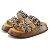 Pantolette FRENCH CONNECTION, Damen, Gr. 42, braun (leo), Obermaterial: 100% Textilmaterial. Futter: 100% Textilmaterial. Decksohle: 100% Rindsleder. Laufsohle: 100% Synthetik, animal-print, gemustert, modisch, Schuhe, Mule, Sandale, offener Schuh...