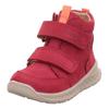 Winterboots SUPERFIT "BREEZE WMS: mittel", Kinder, Gr. 28, rot, Nubukleder, unifarben, sportlich, Schuhe, Babyschuh, Klettschuh mit GORE-Tex, Größenschablone zum Download