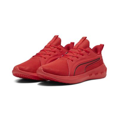 Laufschuh PUMA "SOFTRIDE Carson Laufschuhe Erwachsene", Gr. 41, rot (for all time rot schwarz), Obermaterial: Textil, Synthetik; Futter: Textil; Innensohle: Textil; Laufsohle: Gummi, Schuhe Image