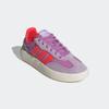 Sneaker ADIDAS SPORTSWEAR "BARREDA DECODE E KINDER", Gr. 40, preloved lila, lucid rot, powder plum, Leder, Textil, sportlich, Schuhe